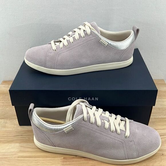 Cole Haan Carly Suede Sneakers- Lilac- Size 9 B- NIB - Picture 1 of 7